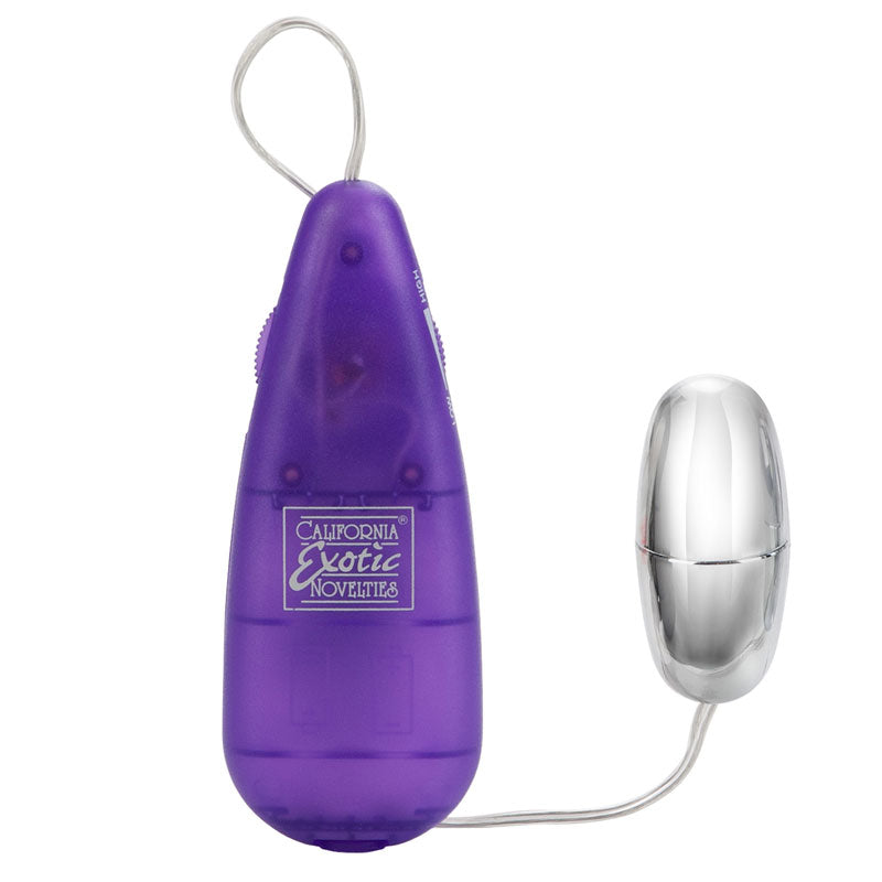 California Exotic her kegel kit with pink and purple weighted exercise balls.