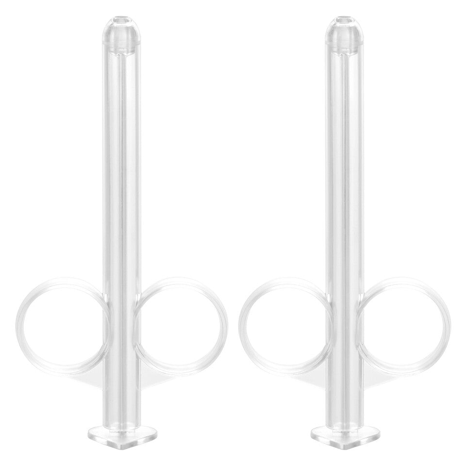 California Exotic lube tubes lubricant dispenser, a clear plastic tube for personal hygiene.