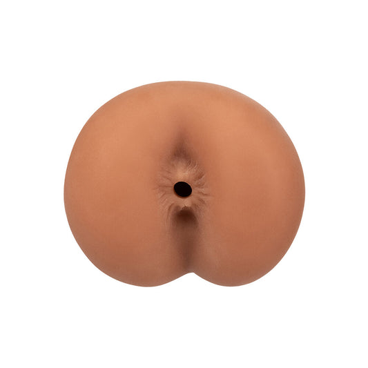 Flesh brown anus masturbator by california exotic, designed for realistic male pleasure.