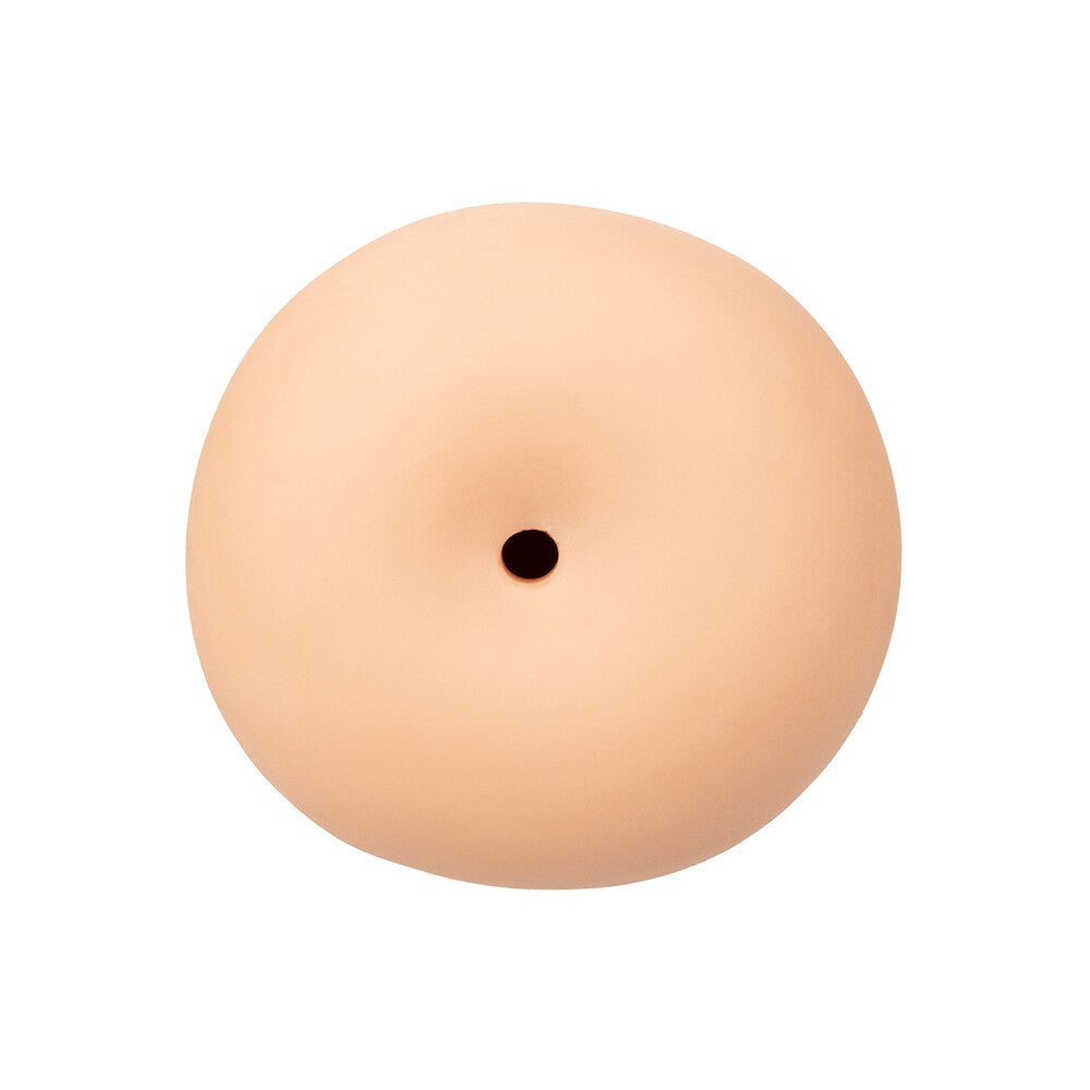 Flesh pink boundless stroker masturbator from california exotic, realistic texture and smooth finish.