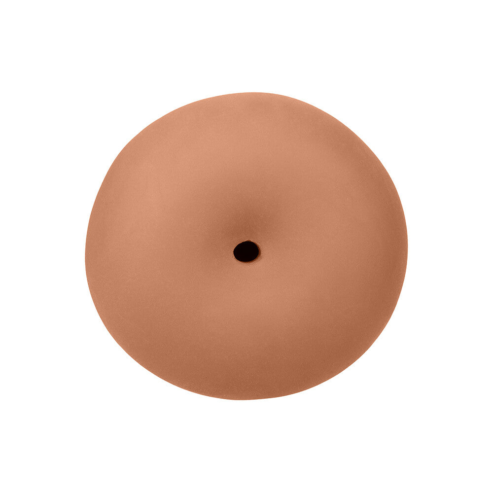 Flesh-brown Boundless Stroker masturbator from California Exotic, textured for sensational solo pleasure.