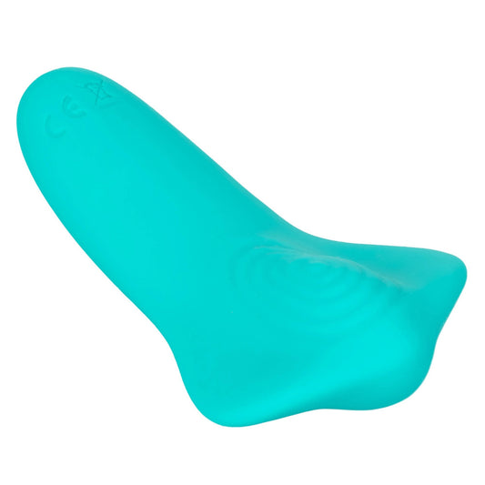 Close-up of a sleek, purple clitoral massager designed for pleasure, with a smooth finish.