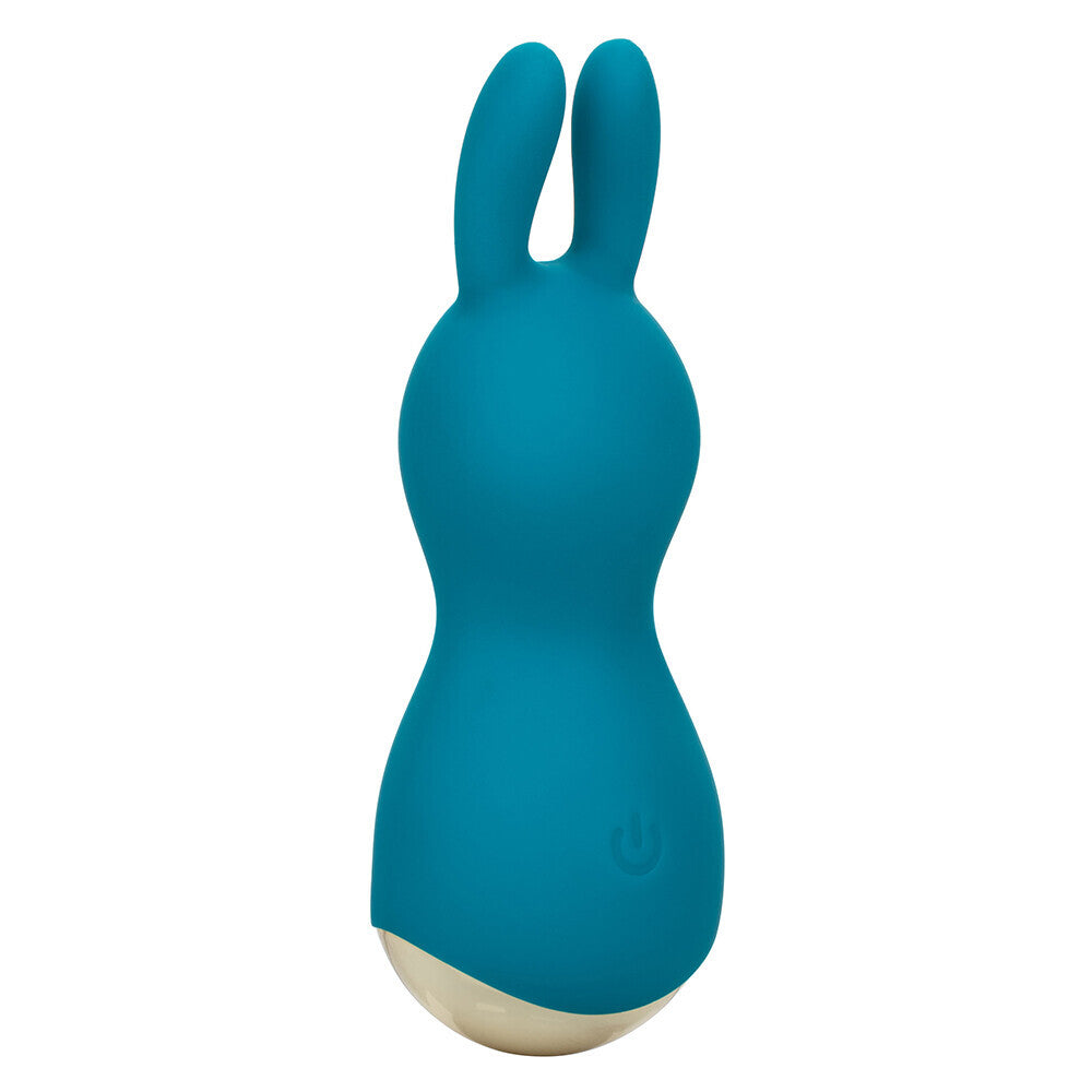 A purple and silver clitoral stimulator from California Exotic, designed for pleasure.