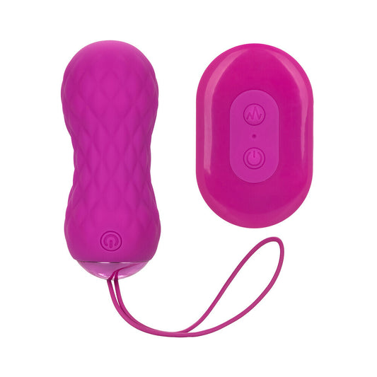 Textured remote control bullet vibrator, likely from California Exotic, for discreet internal stimulation.