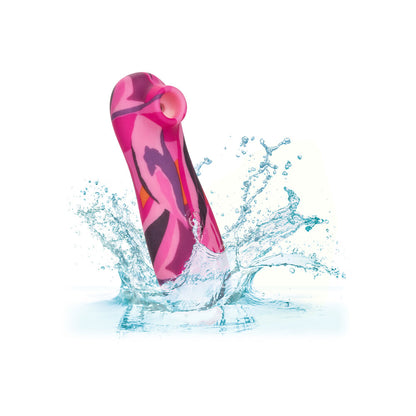 California Exotic clitoral vibrator massager with a playful, sucking action design.