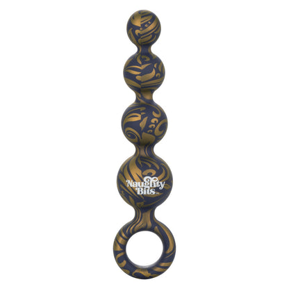California Exotic naughty bits butt balls: graduated silicone anal beads for pleasure.