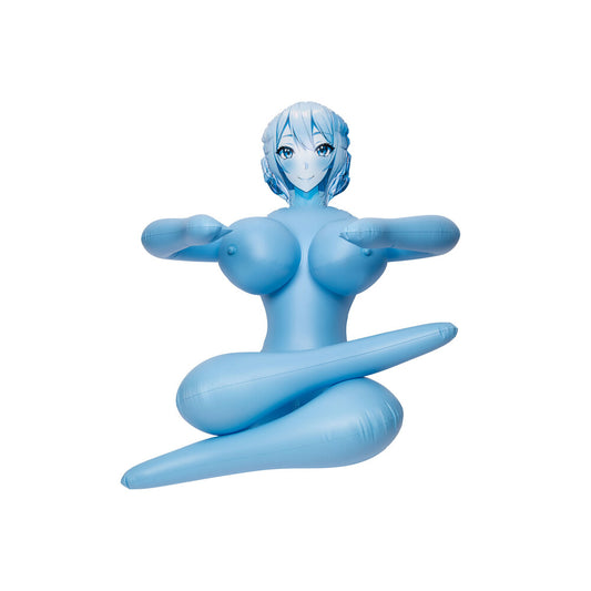 california exotic's kiki love doll, a realistic anime-style wrap around female love doll.