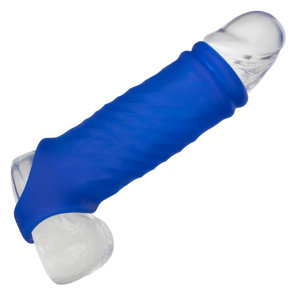 The admiral wave penis extender, a textured beige sleeve for enhanced pleasure and sensation.
