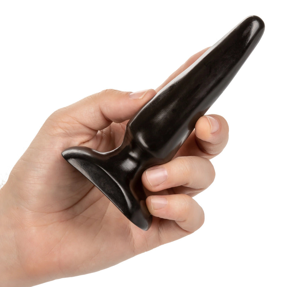 California Exotic COLT anal trainer kit featuring graduated size butt plugs in smooth black silicone.