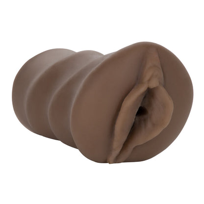 California Exotic Vivid Raw Pound It masturbator, fleshy pink, ribbed interior for stimulating pleasure.