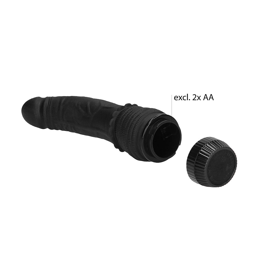 Black g-spot vibrator from shots toys, designed for targeted pleasure and internal stimulation.