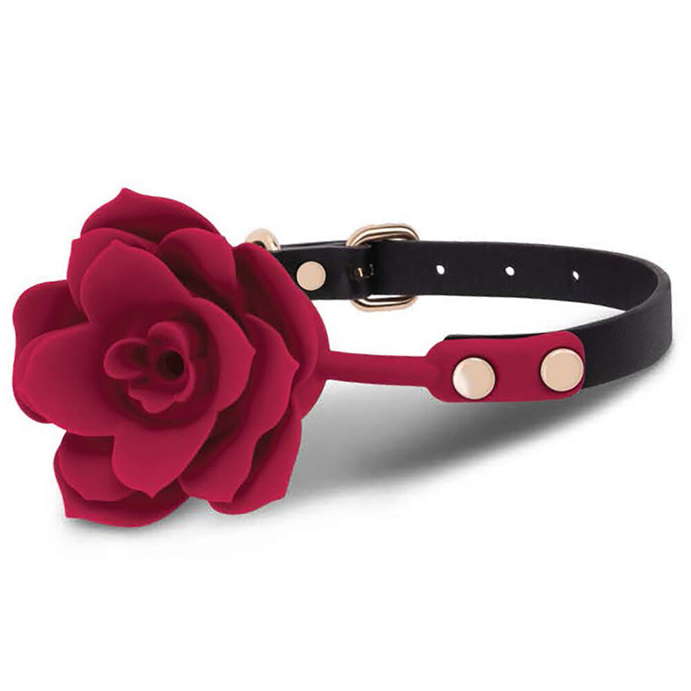 rose gold bloom silicone gag, a playful accessory for consensual fun and games