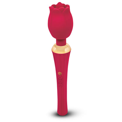 Secret Kisses Rosegasm Bouquet Rose Wand massager attachment, pink, for sensual pleasure.