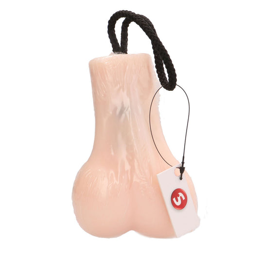 shots toys pink balls soap on a rope, a novelty bath product