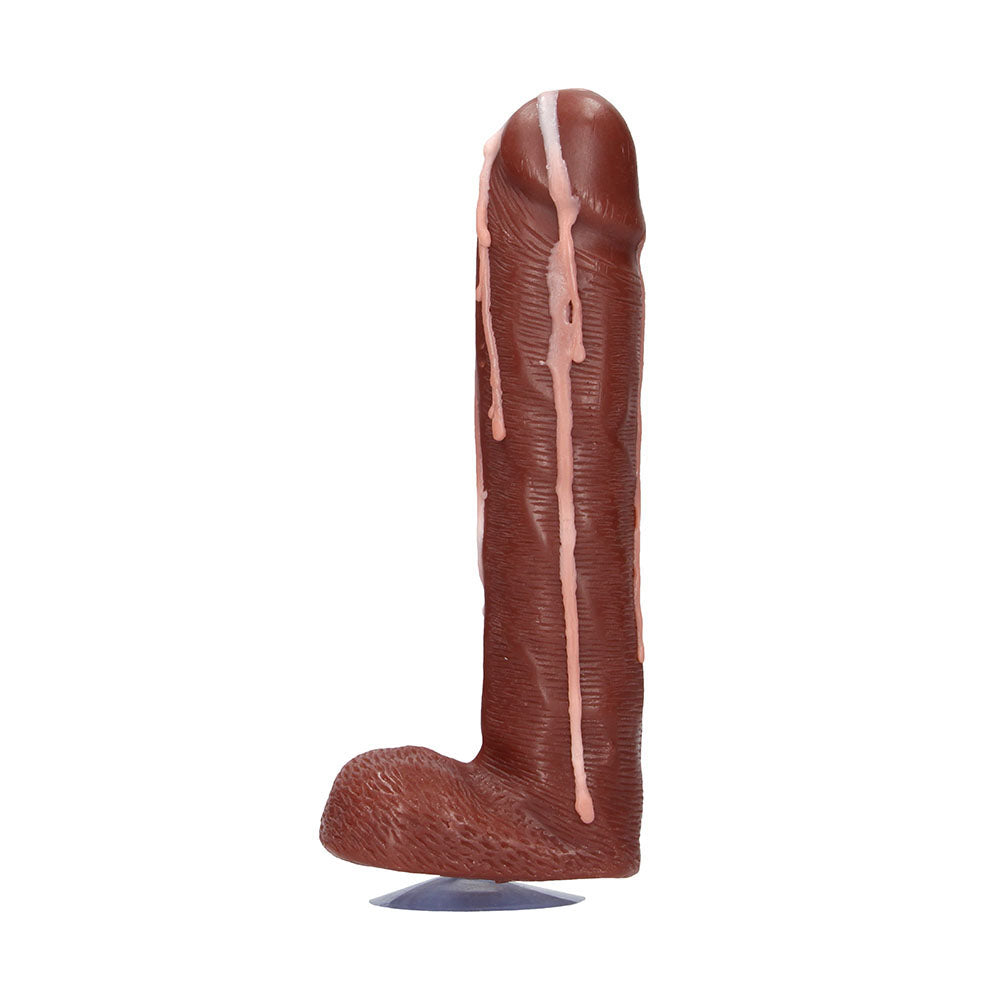 Shots Toys dicky soap, flesh brown colour with added 'cum' detail for novel fun.