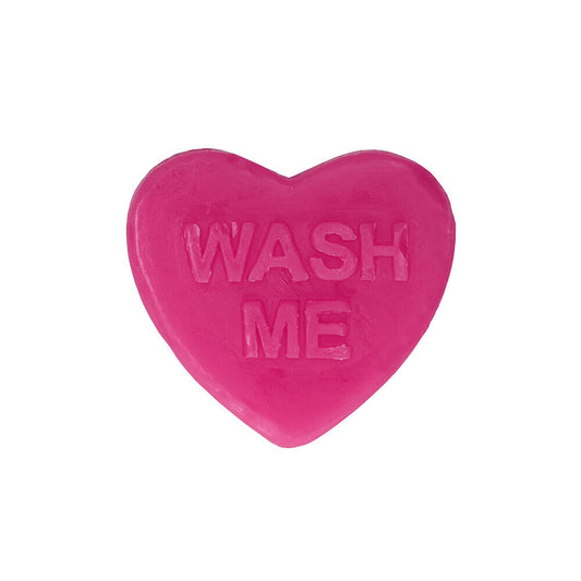 Heart-shaped, red novelty soap bar from Shots Toys, a fun Valentine's Day gift perhaps.