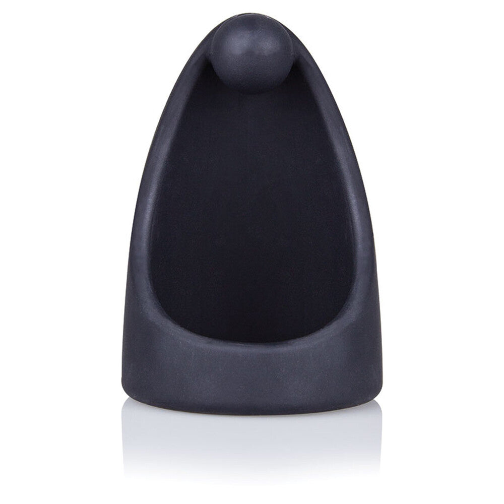 Screaming O SwingO Sling cock ring, a blue stretchy love ring for enhanced pleasure.