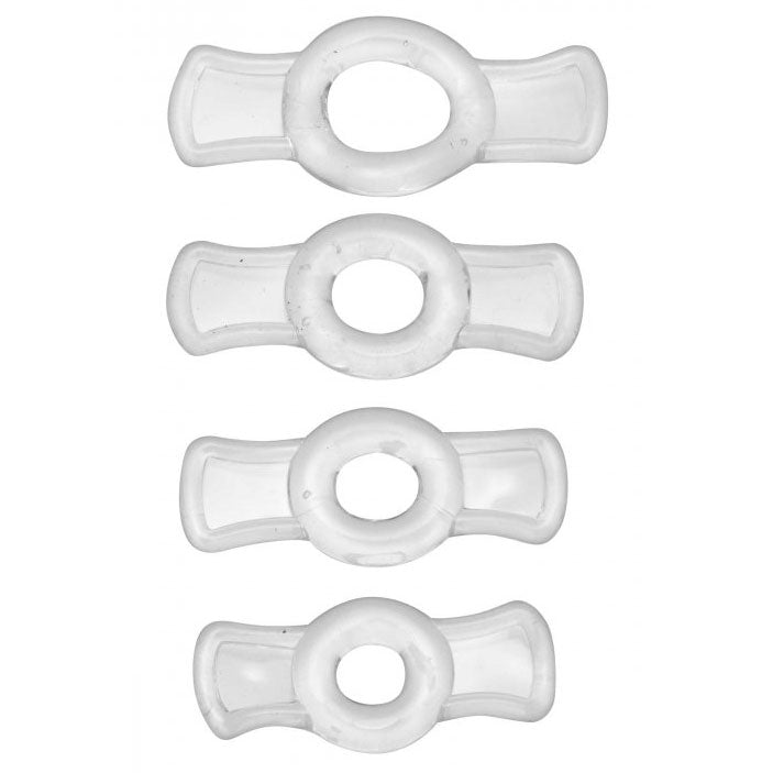 Endurance penis ring set from size matters, love rings in various sizes.