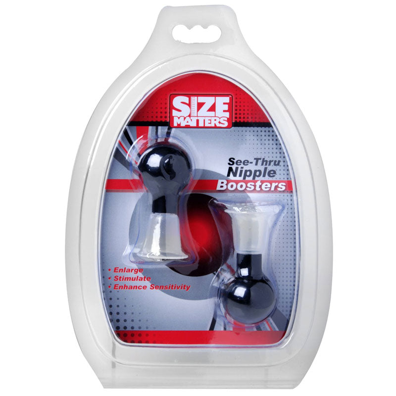 See-through plastic nipple booster pumps for women, part of the female pumps range.