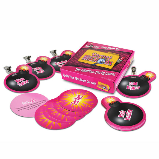 Sex Missions Girlie Nights game by Creative Conceptions, fun game for girls' night