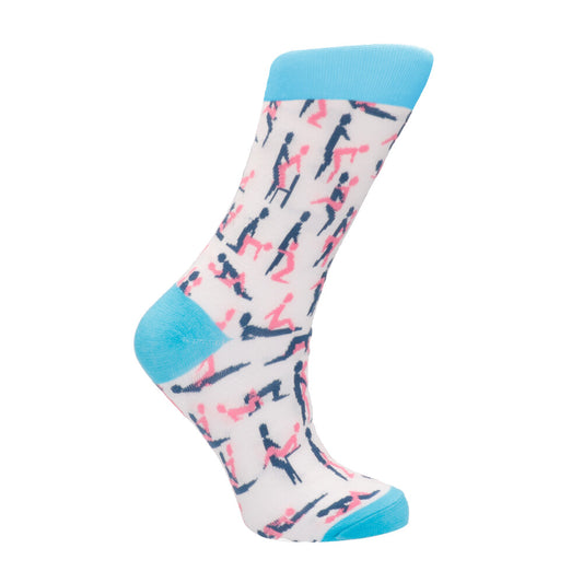 Sutra sexy socks in black and red, sizes 36 to 41, a playful novelty.