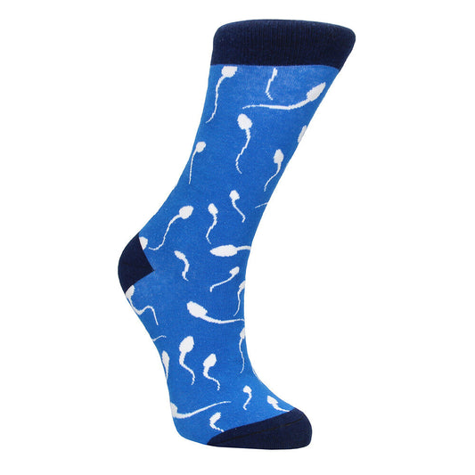 Novelty socks with a cheeky nautical design, suitable for sizes 36 to 41.