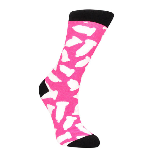 Novelty 'safety first' socks from Shots Toys, sizes 36 to 41, with a racy design.