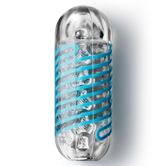 The tenga 01 tetra spinner masturbator, a textured, reusable pleasure object for solo play.