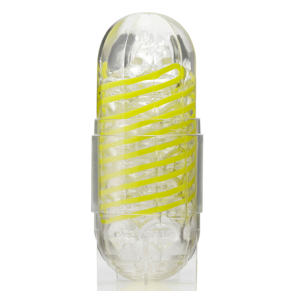 Tenga 03 shell spinner masturbator in a textured, tactile design, for personal pleasure.