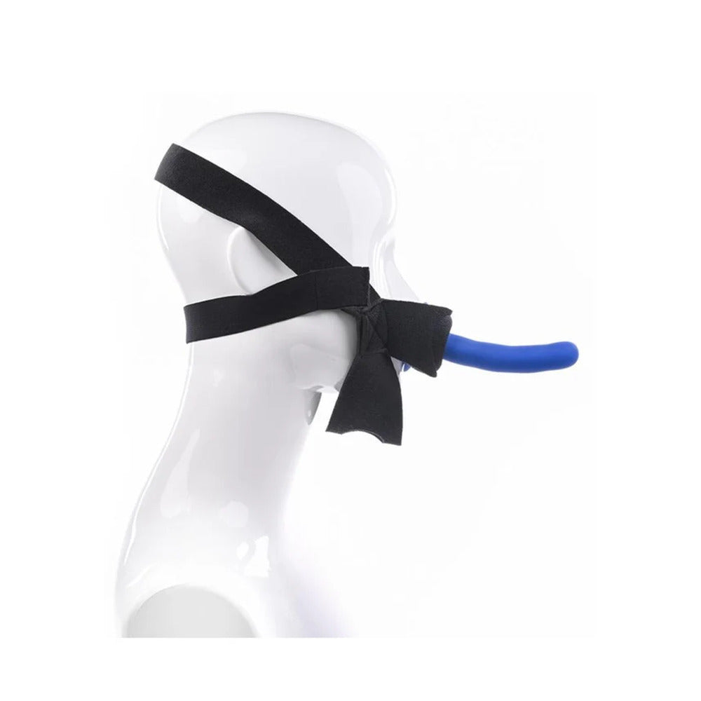 sportsheets fce strap-on in black; a kinky bedroom accessory for thrilling fun.