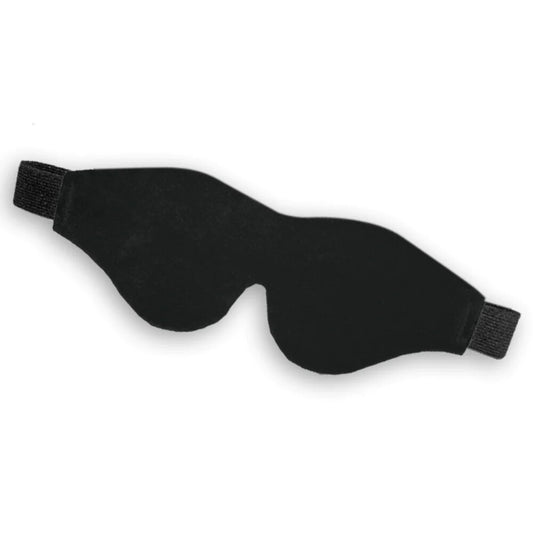 Soft black sportsheets blindfold for sensory play and enhanced intimacy, perfect for adventurous couples.