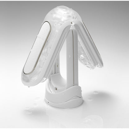 The tenga flip 0 zero vibrating masturbator, a textured pleasure object for solo play.
