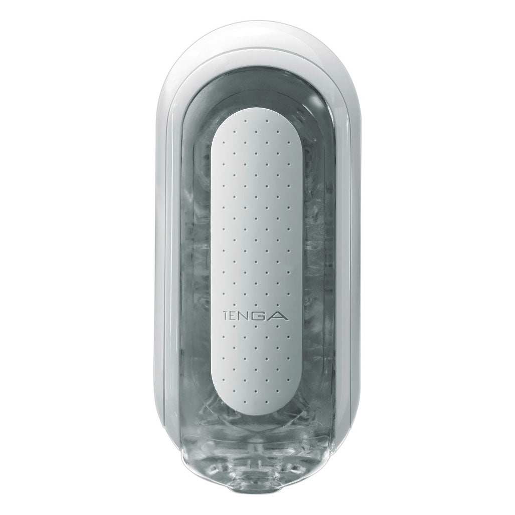 Tenga Flip 0 Zero masturbator, a discreet and reusable pleasure object in black.