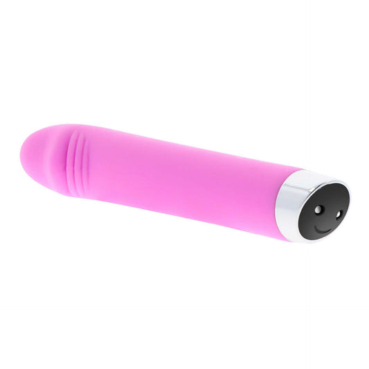 A small, pink, and smooth vibe from Toy Joy, perfect for cheeky pleasure.