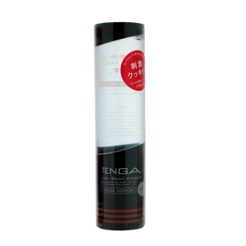 Tenga hole lotion wild for masturbators, clear gel lubricant in a distinctive bottle.
