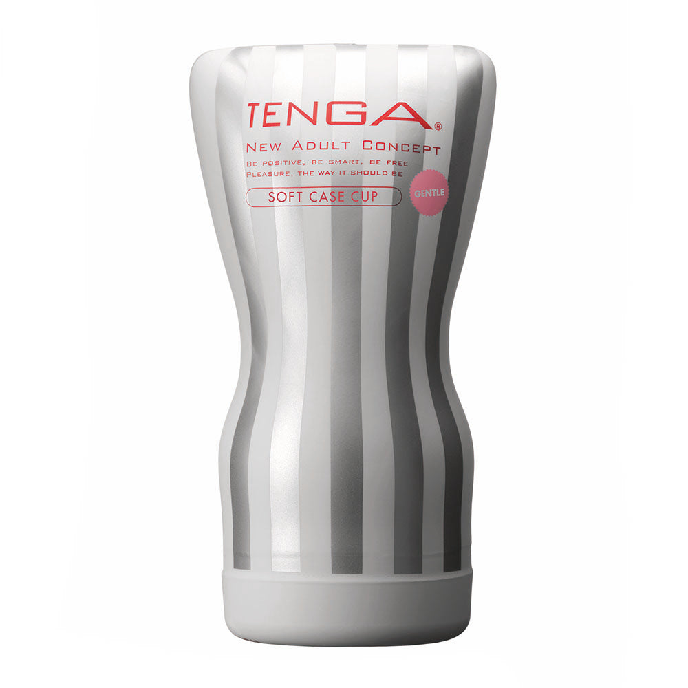 Tenga soft case gentle masturbator, a smooth, tactile self-pleasure aid for men.