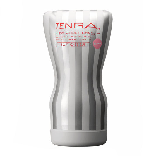 Tenga soft case gentle masturbator, a smooth, tactile self-pleasure aid for men.