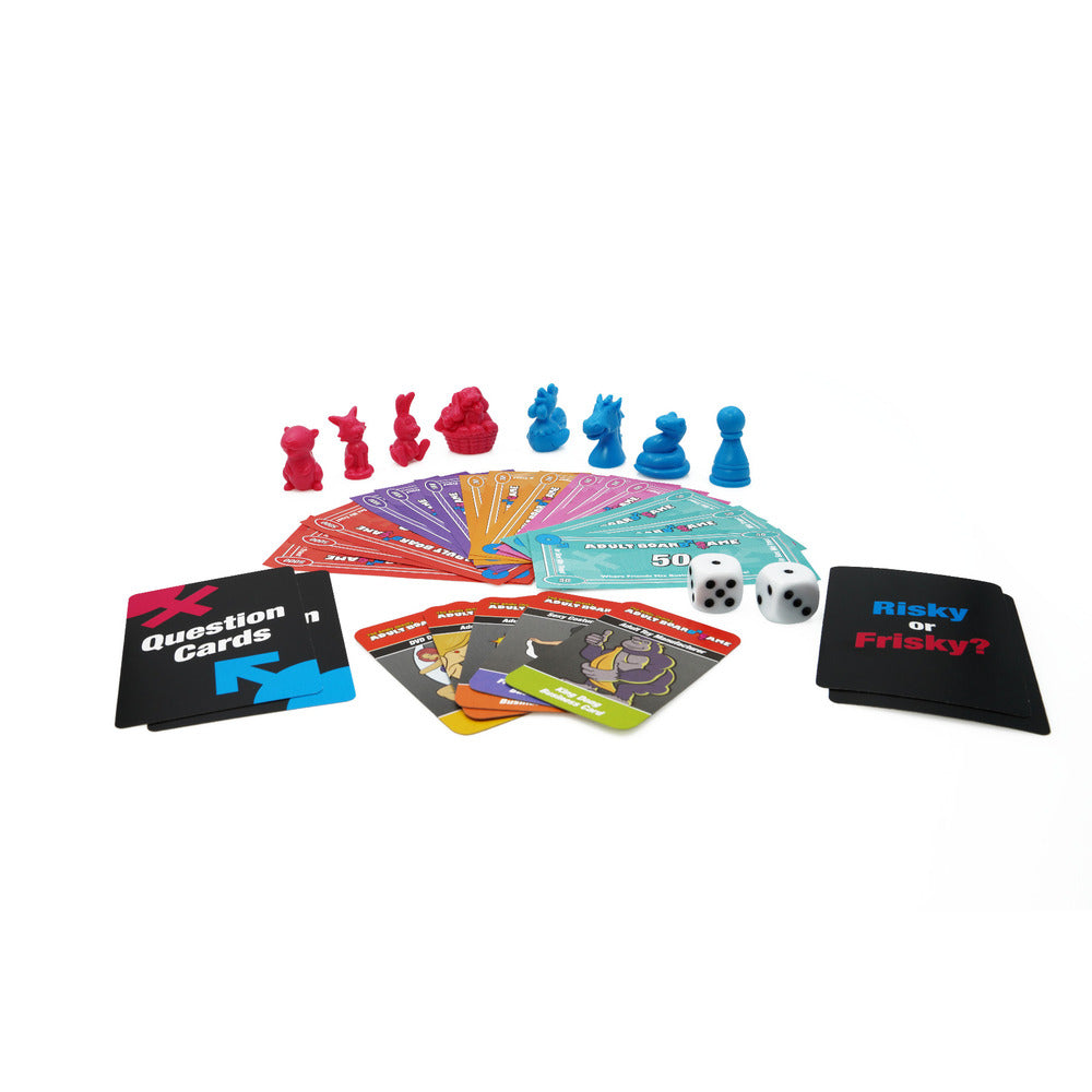 The really cheeky adult board game for friends, a colourful and hilarious party game.