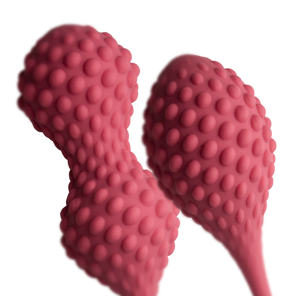 rocks off unite kegel set made of smooth silicone, a progressive weight system for pelvic floor exercise