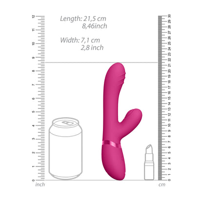 Pink finger vibrator with pulse wave technology from shots toys for clitoral stimulation