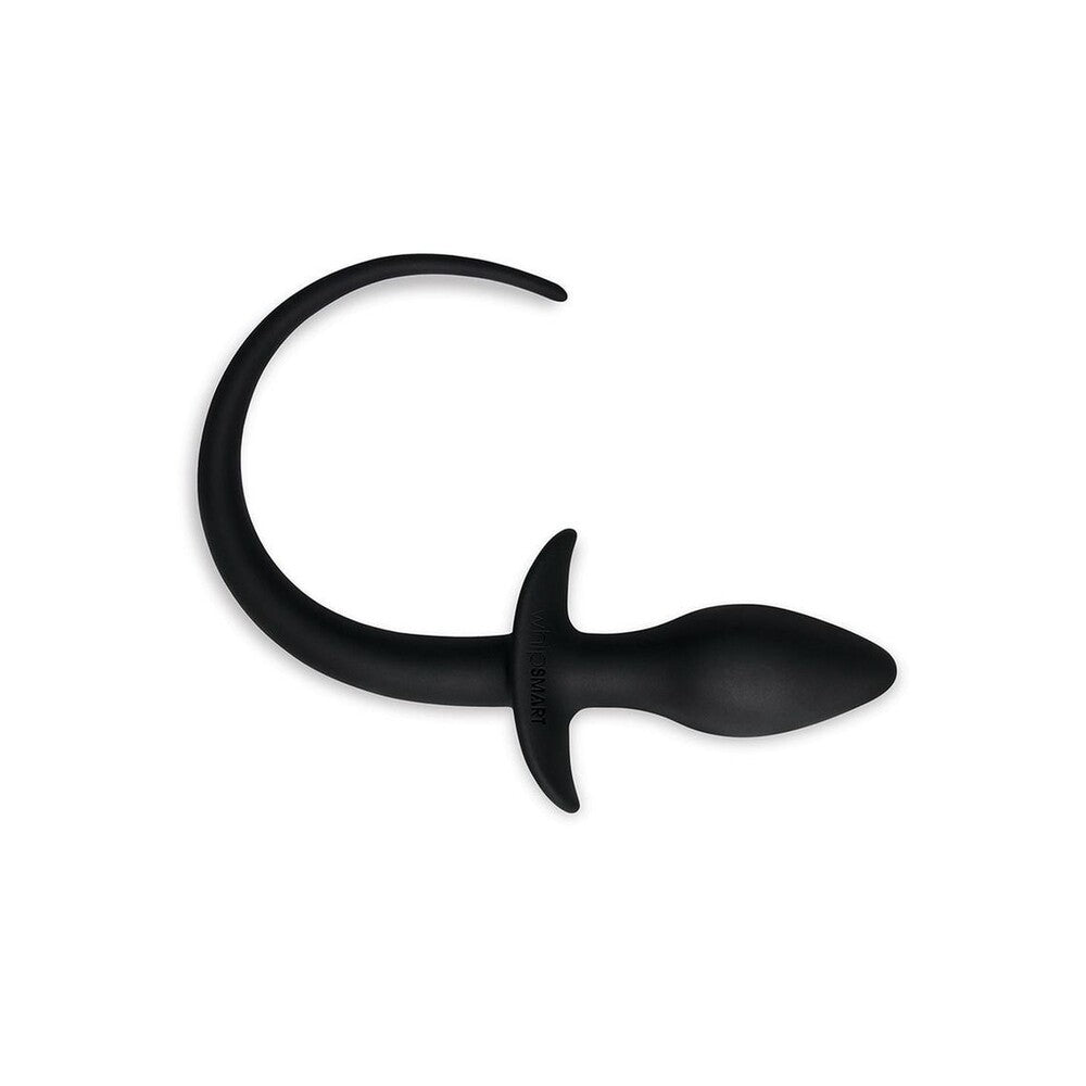 A brown furry dog tail butt plug, looks fun for a bit of role-play.