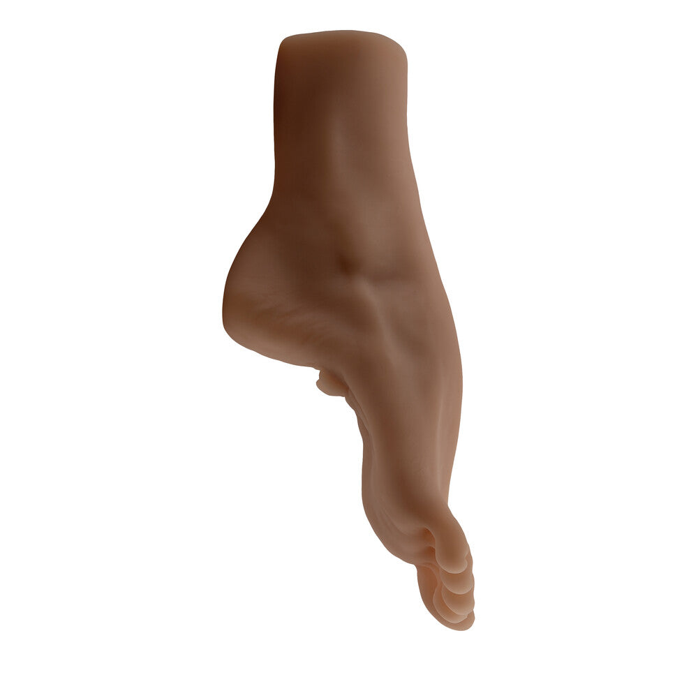 Zero Tolerance Pussy Footin masturbator, flesh-toned silicone, textured interior for stimulating pleasure.
