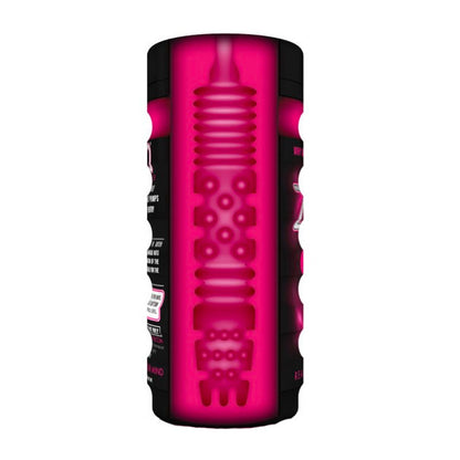 Zolo girlfriend masturbator cup, flesh-toned silicone with ribbed interior for intimate pleasure.