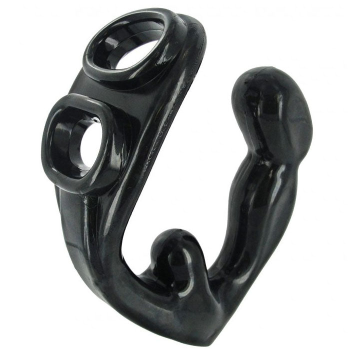 Master Series prostate massager in black for enhanced stimulation and a more substantial erection.