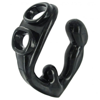 Master Series prostate massager in black for enhanced stimulation and a more substantial erection.