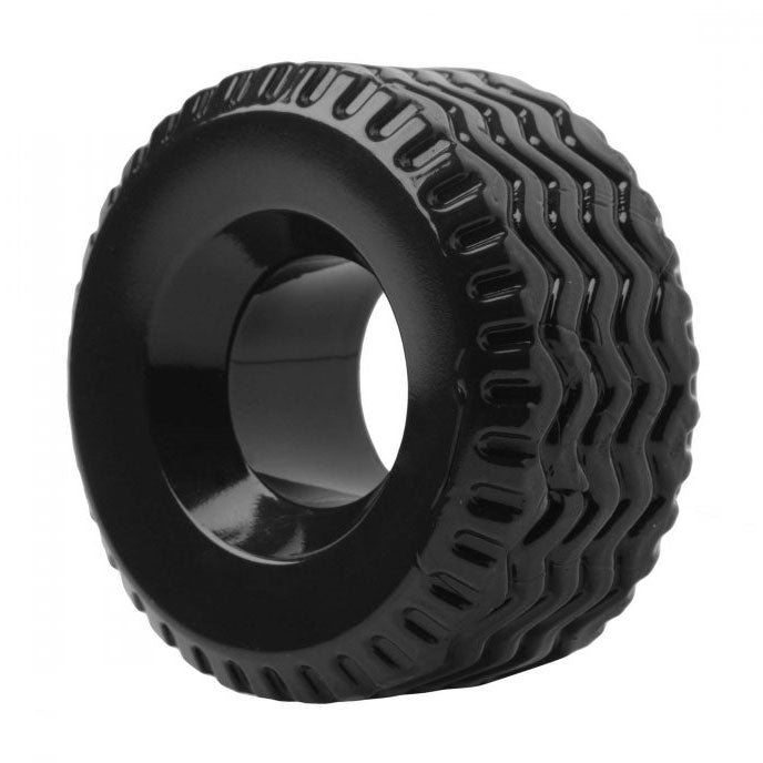 Master Series black 'Tread Ultimate' love ring for enhanced pleasure and a textured grip.