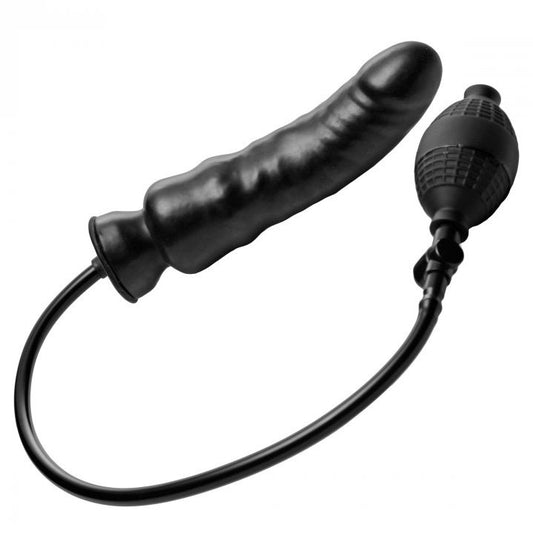 The master series renegade inflatable dildo, a textured and shapely pleasure toy.