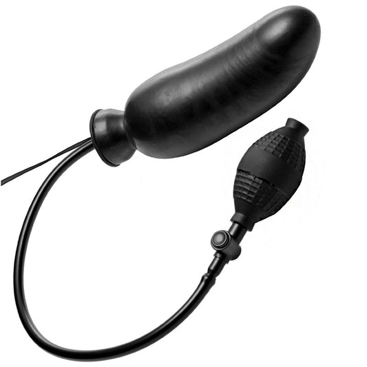 Master Series ravage vibrating inflatable dildo, realistic texture, for thrilling intimate experiences.