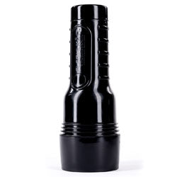 Fleshlight Vibro Pink Lady Touch masturbator in a sleek black case, ready for use.