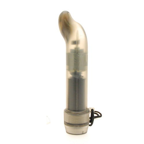 Dr. Joel Kaplan perineum massager, 4.5 inch prostate massager, smooth grey silicone.
